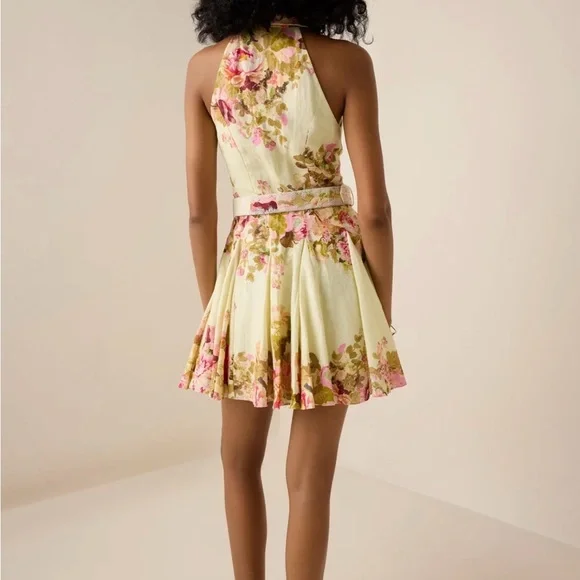 HEMANT & NANDITA Sama Dress (Floral Halter) - Picture 5 of 6